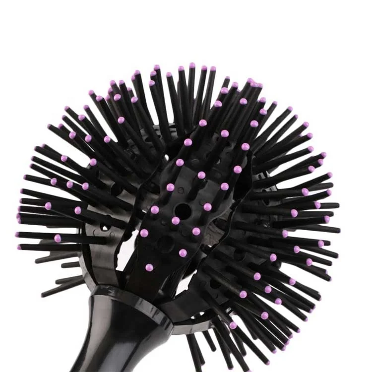 New Design 3D Ball Round Hair Brush 360 Creative Shape Curl Massage Hair Comb