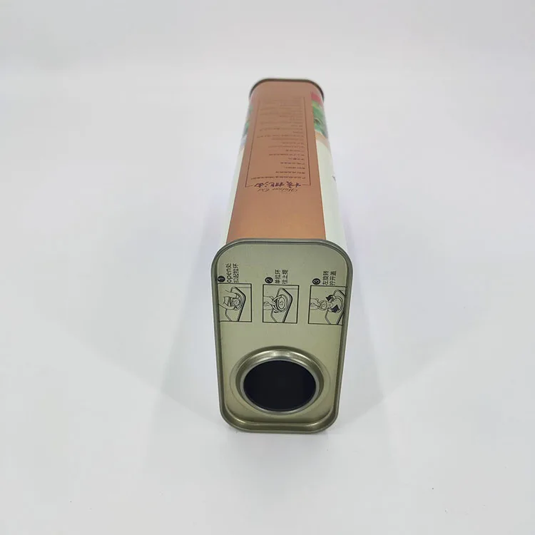 1l Square Metal Tin Olive Oil Cans Used For Food Oil China Manufacturer Cheap Rectangular F-style