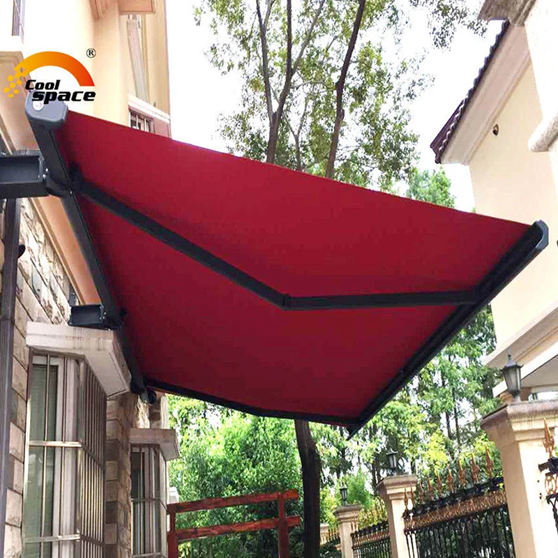 Luxury Motorized Aluminium Outdoor Terrace Awning Retractable Automatic Roof Folding Awning