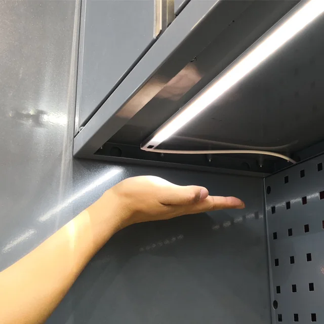 Kinbox 23 pcs Heavy Duty Tool Box Garage Storage Cabinet,Metal Work Benches for Industrial Workspace