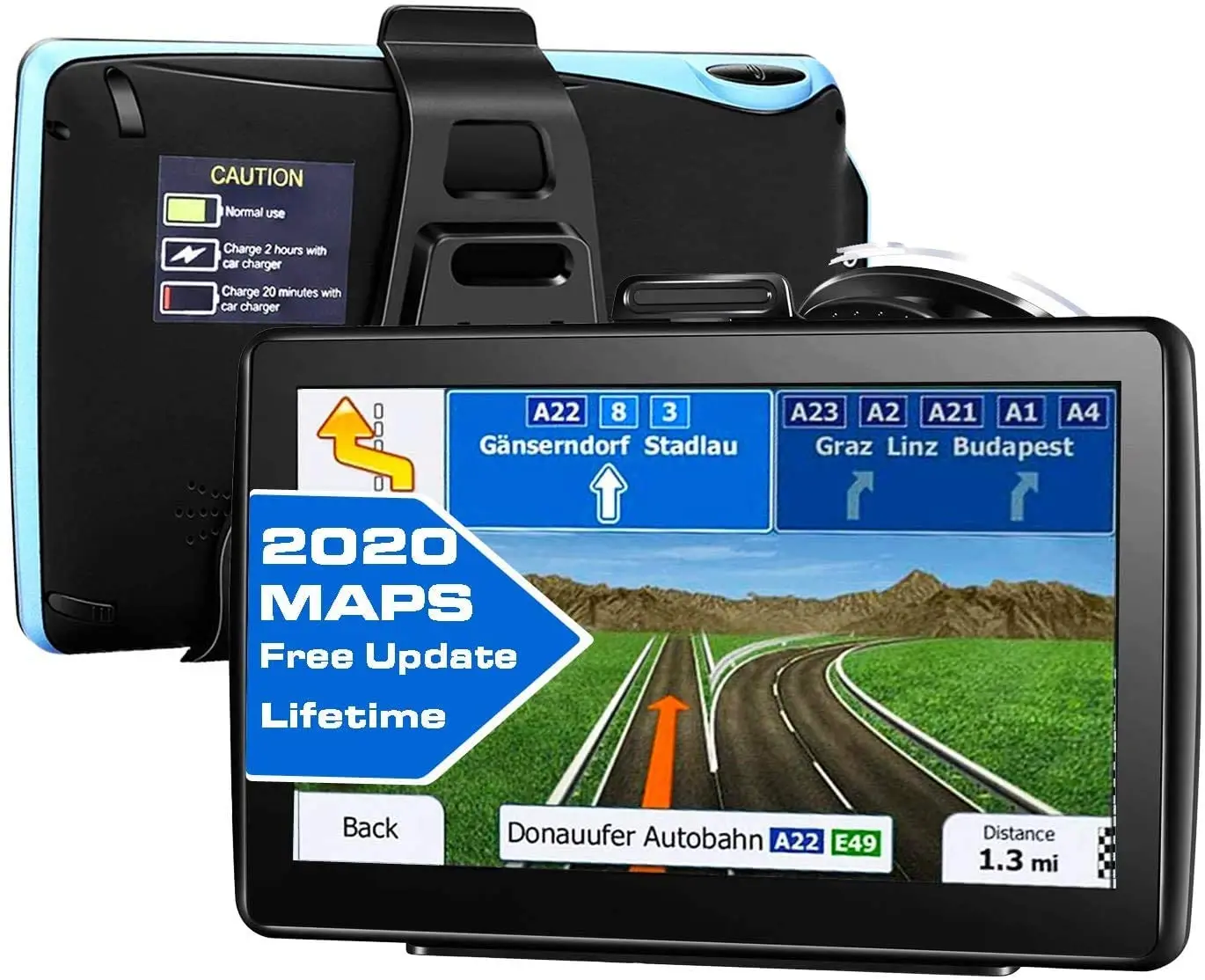 7Inch Car Gps Navigator Portable HD 8G Car Truck Europe America Car Tracking Device GPS Navigation With Maps