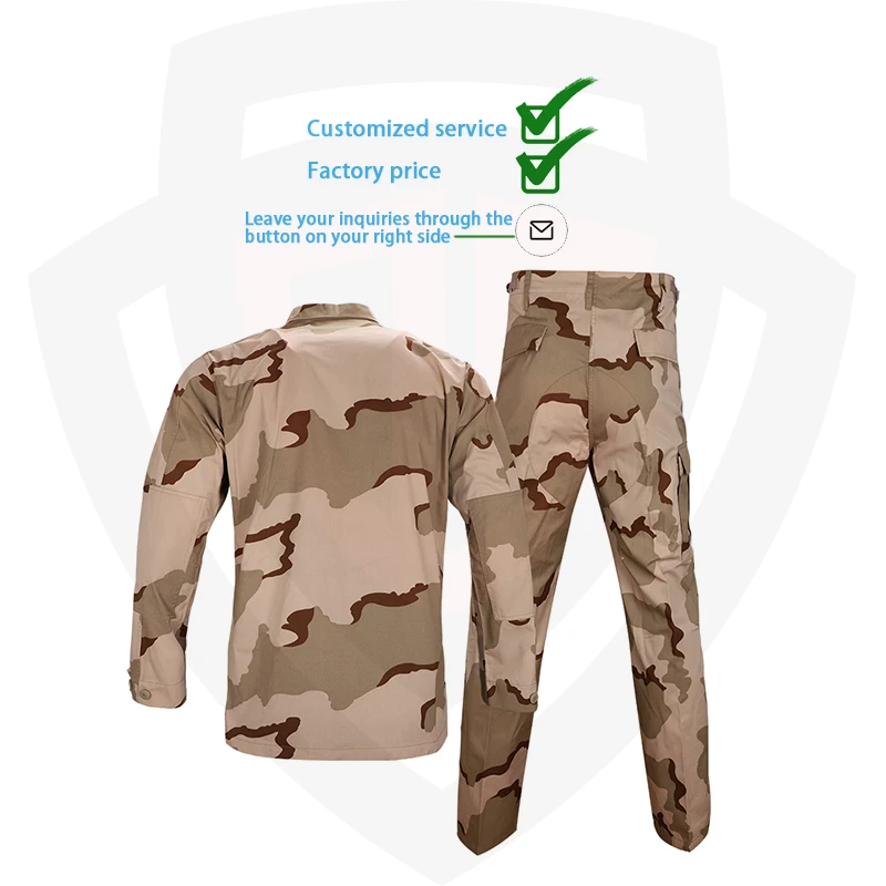 Double Safe bdu Desert DPM Camouflage Suit Camo uniform Breathable Camouflage Jacket Tactical Uniform Clothing Tactical Clothes