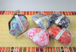 Japanese chirimen design coin purse clasp kimono luxury tradition men wallet 2021