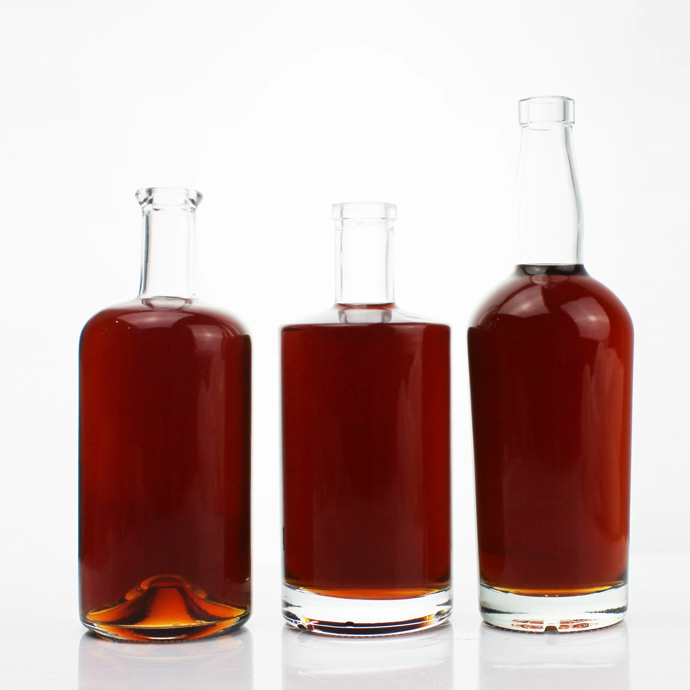 High Quality Alcohol Glass Bottles 50Ml 100MI 500MI 700Ml 750Ml For Spirits Liquor Whiskey