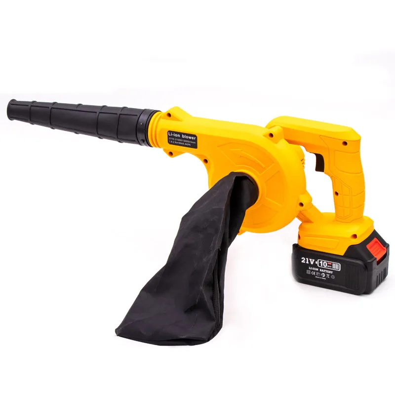Electric Battery 21v Power Small Blower Dust Machine Blade Gardening Tools Leaf Left Hand Control Garden