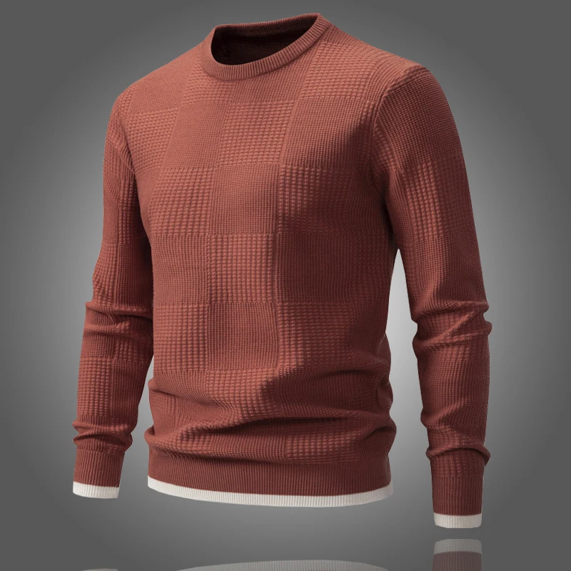 Best quality 100% cashmere yarn white pullover for winter long sleeve high neck knitted man sweater