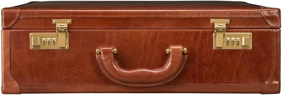 Customization Vintage Style Leather handmade Briefcase Suitcase Luxury Crazy Horse PU Messenger Bags