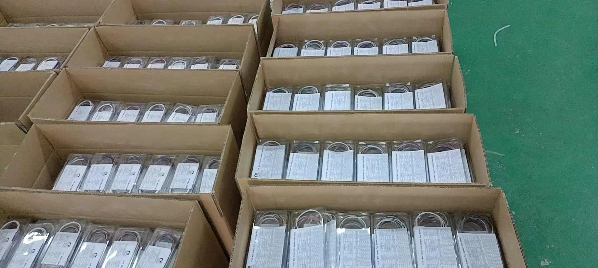 1x2  1m  multicolour plc splitter 1x4 1x8 1x16 1x32 1x64 1ype without  Connector  splice fiber optic equipment