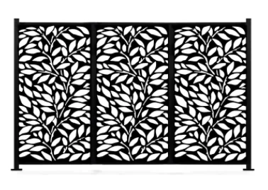 High Quality Aluminium Fence Farm Garden Laser Cut Outdoor backyard Metal Decorative Metal  Fence Panels