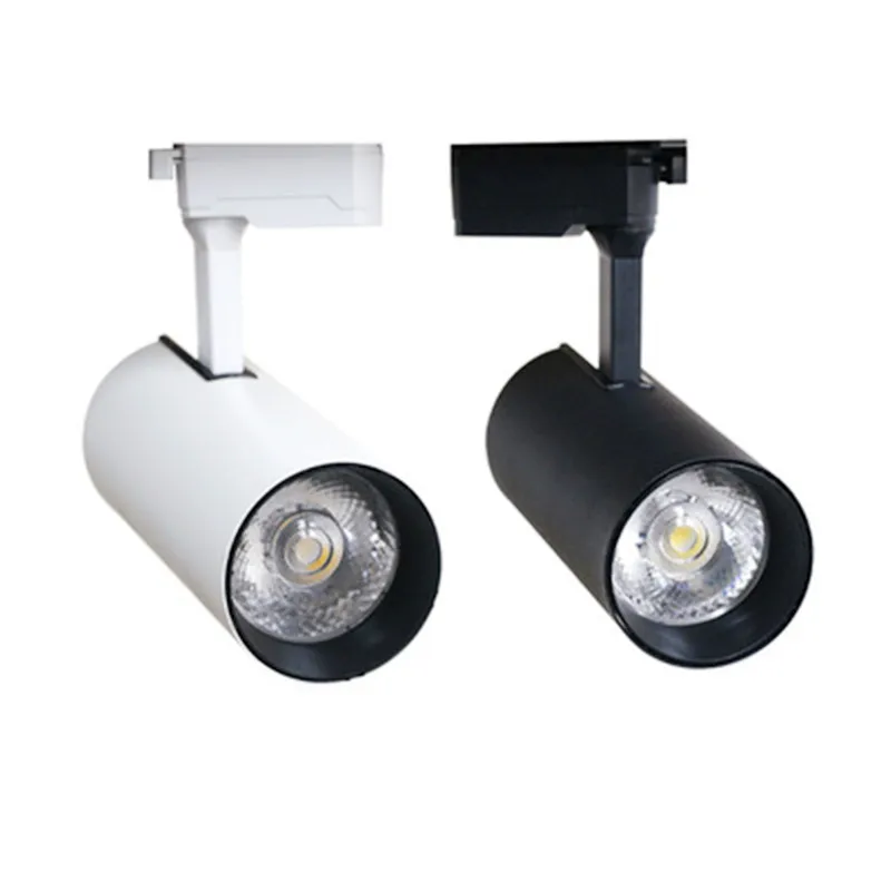 Best Quality Track Spot Light Aluminum modern for office CE SAA 35W COB 24 Degree Fixture Focusing LED Track Light