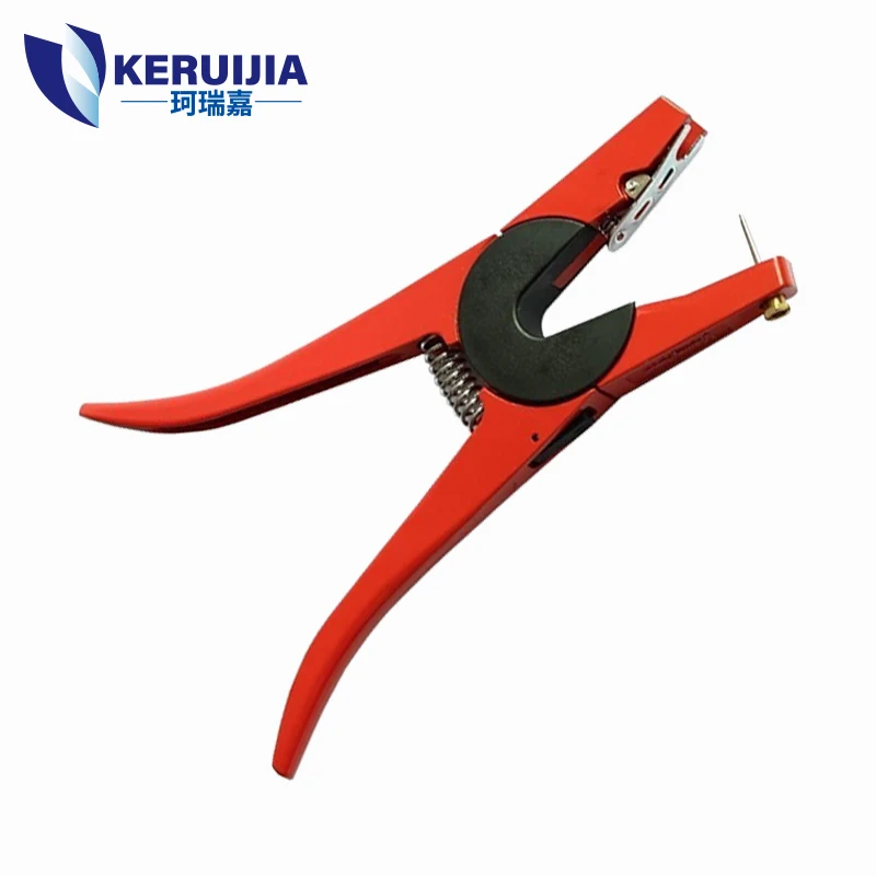 Factory Clicking Sound Metal Ear Tag Pliers Sheep Ear Notching Pliers Cattle Ear Marking Pliers Applicator for Pig Farm