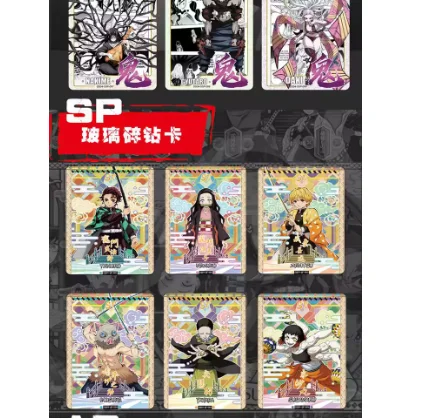 Japanese Anime ds-04 Demon Slayer Collection Card Booster Box Rare Kimetsu No Yaiba TCG Cards Table Playing Game Toys Kids Gift