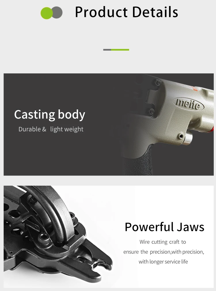 meite fastener edge clip SC-6 c ring staples sc760 c ring gun Galvanized hog Nail Hog ring plier