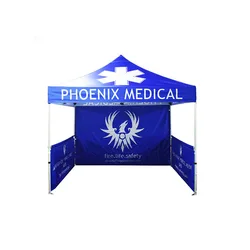 Portable Easy Set Up Customized Printing Aluminum Frame Tent Outdoor Trade Show Pop Up Canopy Gazebo Tent