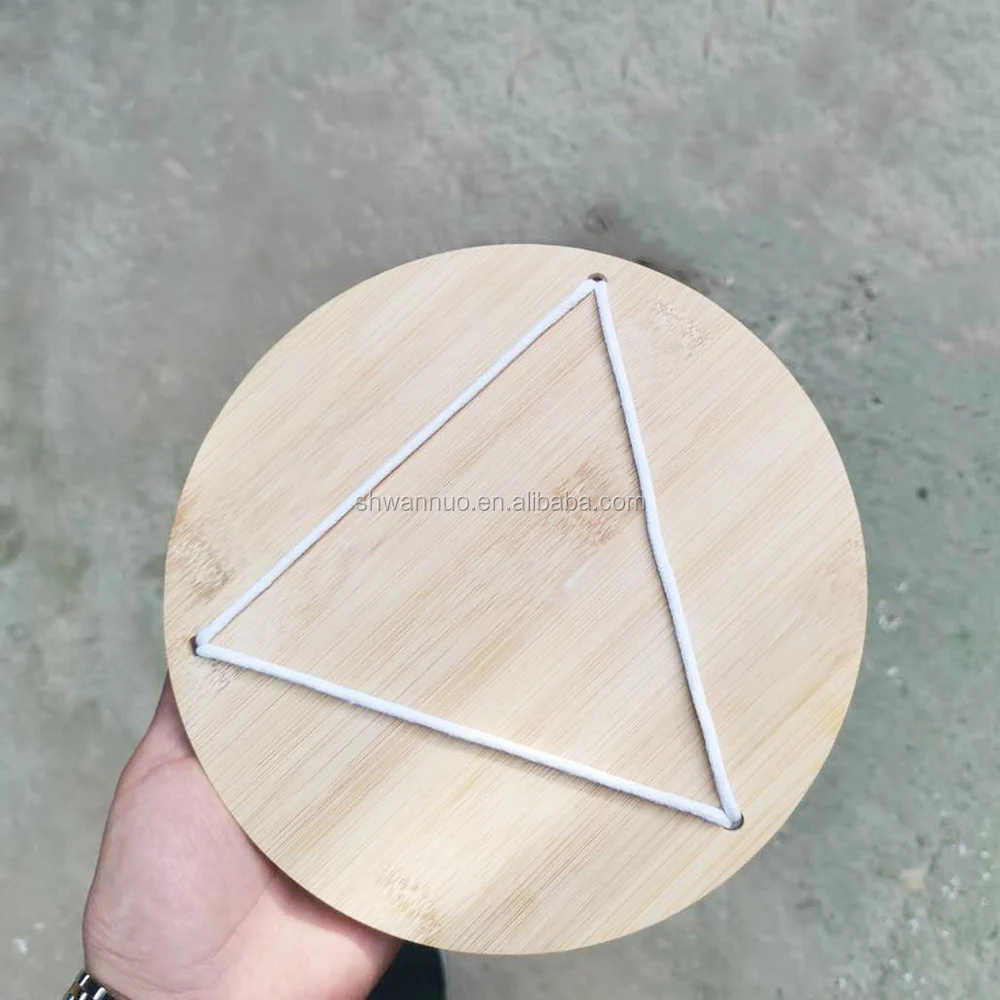 Wanuocraft Home Decor Macrame Plant Hanger Shelf Hanging Planter Custom Bamboo Flower Shelf