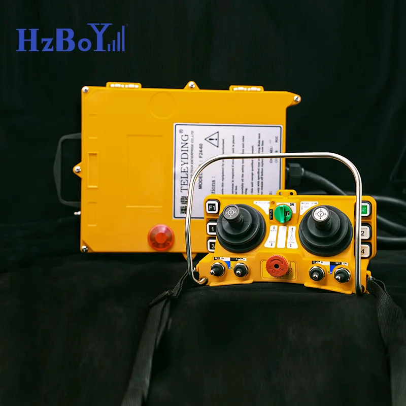 Ac Dc 12v F24-60 Industrial Radio Wireless Dual Joystick Remote Control
