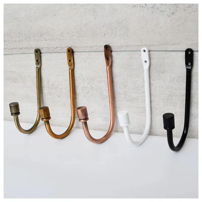 U Shape Drapes Hold Back Tieback Aluminum Alloy Wall Curtain Hooks Luxury