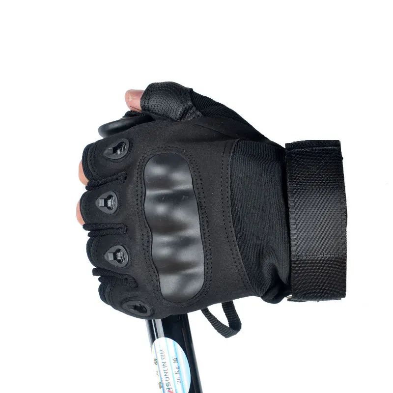 Outdoor Sports Fitness Motorcycle Riding Anti Cutting Joint Protection Tactical Half Finger Glove