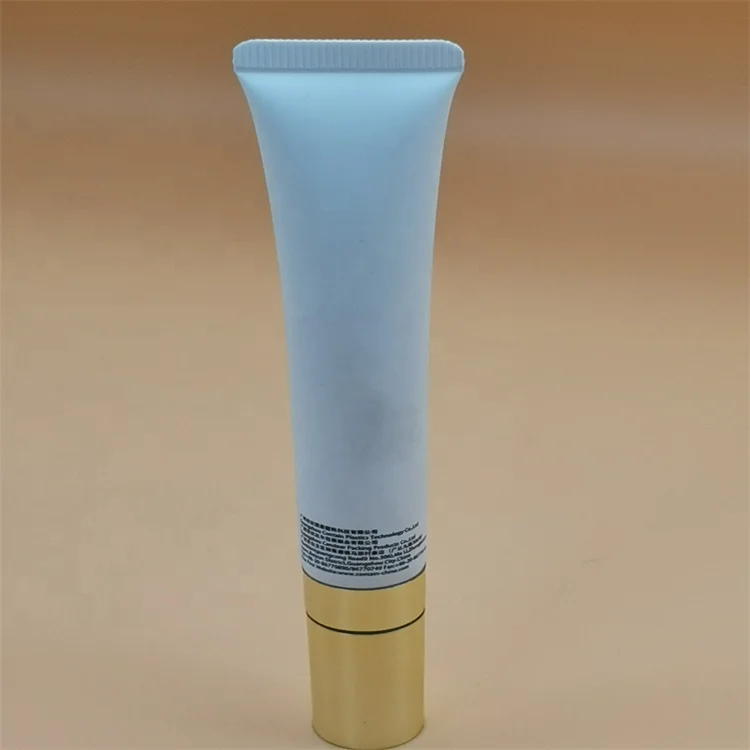Custom BB Cream Eye Essence Cosmetic Tube Packaging Luxury Massage ABL Plastic Empty Eye Cream Tube with Zinc Alloy Applicator