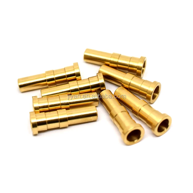 CNC precision machining brass precision parts turning lathing tube/pipe