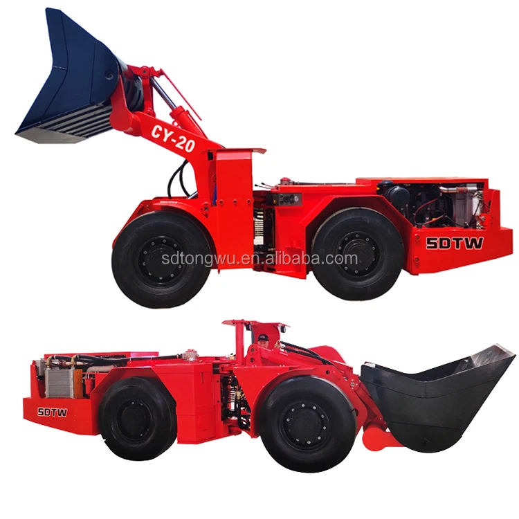 4T 2m3 2.5 yds made in china high quality diesel underground wheel Loader / Scooptram / LHD