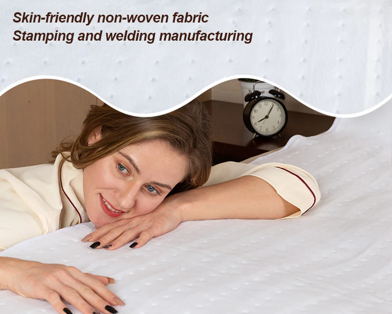 Wholesale 220v 100% Polyester Heating Wire Element GS Approval Electric Heated Under Blanket