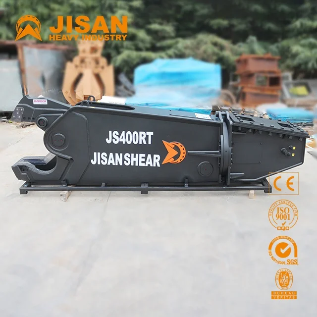 Excavator Dismantling Pliers Hydraulic Shears For Steel Structure Demolition