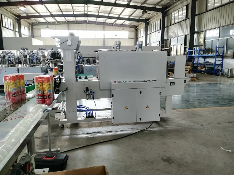 Automatic Heat Shrink Wrap Tunnel Packaging Wrapping Machine