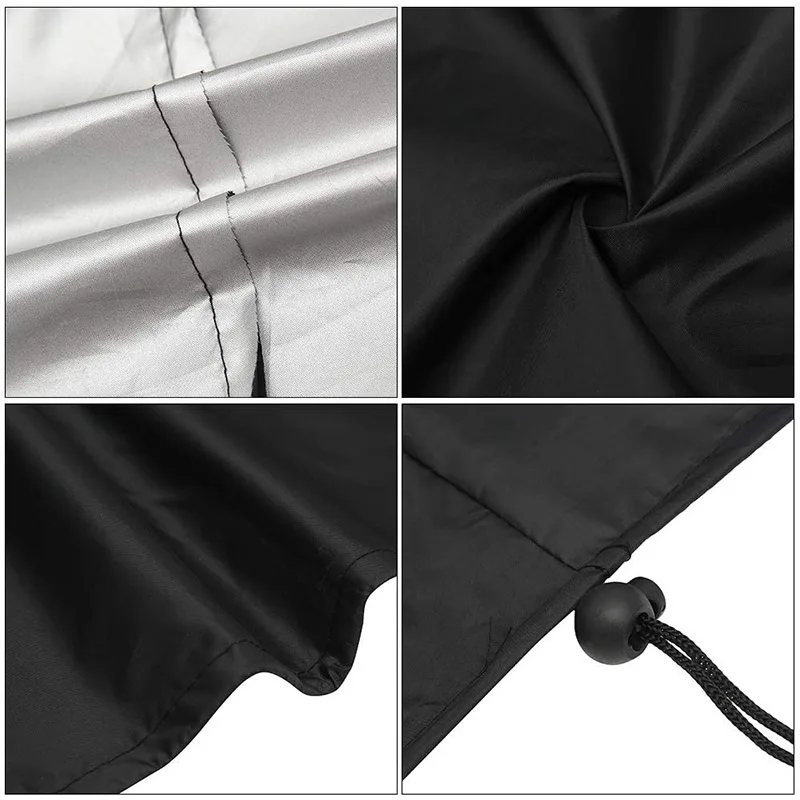 420D Patio Heater Cover Waterproof Windproof Dustproof Pyramid Vertical Protection Cover