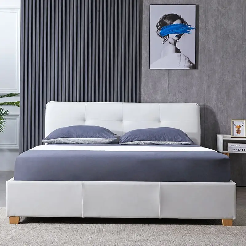 Vintage headboard for bed upholstered frame queen leather platform bed