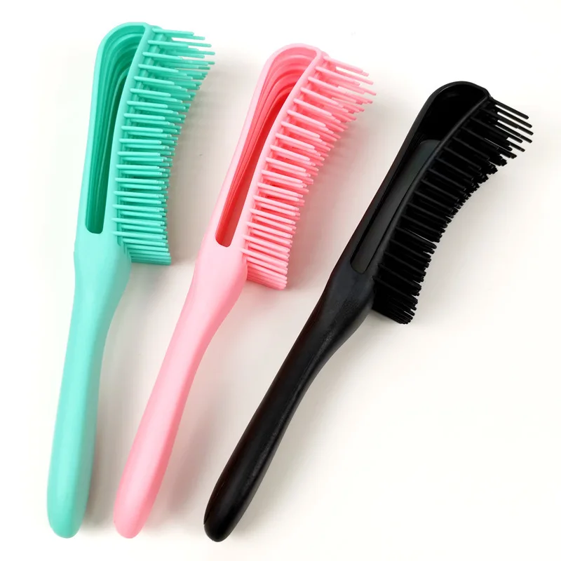 Wholesale Soft Massage Beauty Hair comb Women Detangling Hair Brush for Wet&Dry Thick Hair