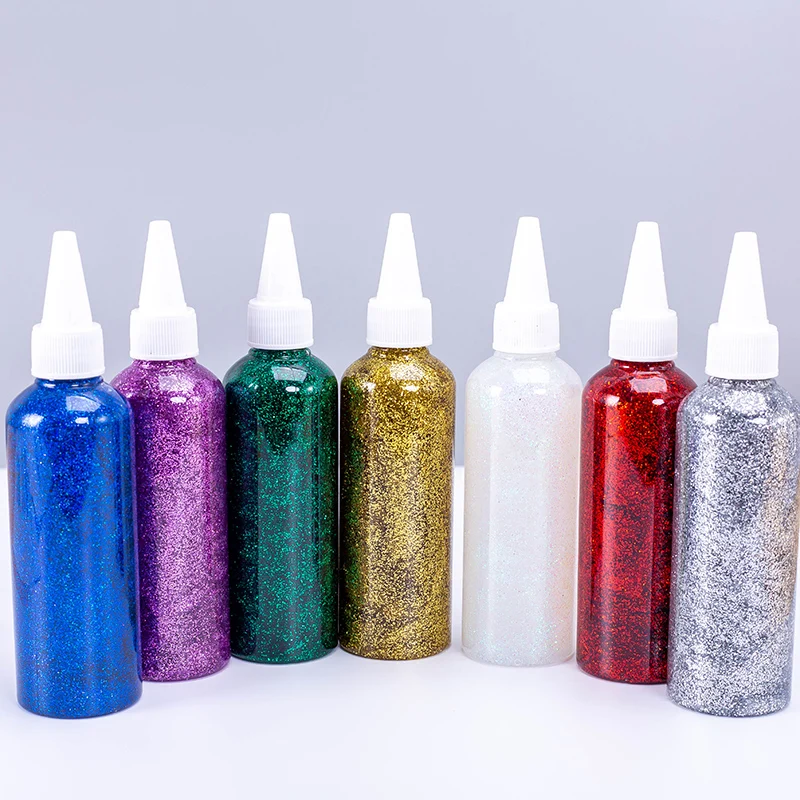 2022 г., уникальный дизайн, безопасное нетоксичное украшение «сделай сам», оптовый продавец, Лучший Блестящий клей для детей