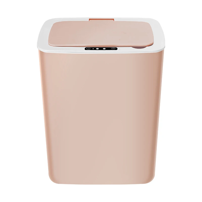 
New Touchless Smart Automatic Trash Can 14 Liter Garbage Waste Bins Battery Model Induction Trash Can 