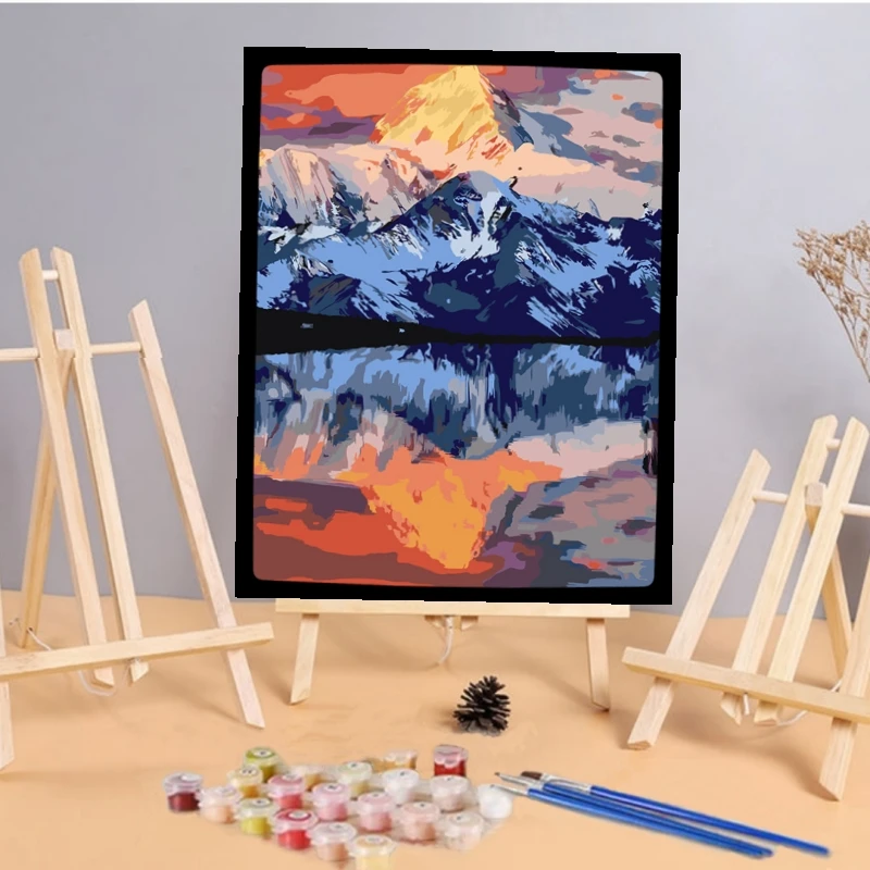 DIY High quality custom handmade oil painting from digital photo for bedroom wall art home decor