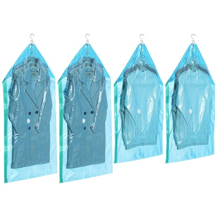 HeShun Custom Vacuum Hanger Compressed Vacuum Storage Packing Bags For Hanging Storage