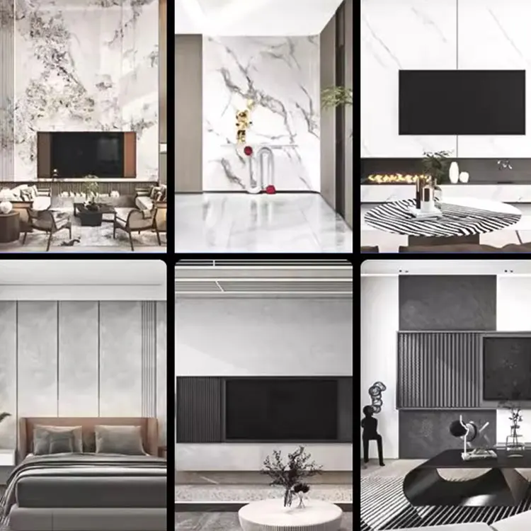 waterproof carbon slate wall panels covering wall interior pvc wall panel