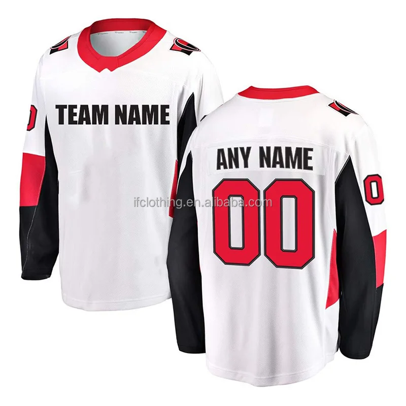 OEM Sublimated Jersey Hockey Jerseys Lightweight 100% Polyester Sublimation Reversible Ice Hockey Uniforms Hockey Jerseys