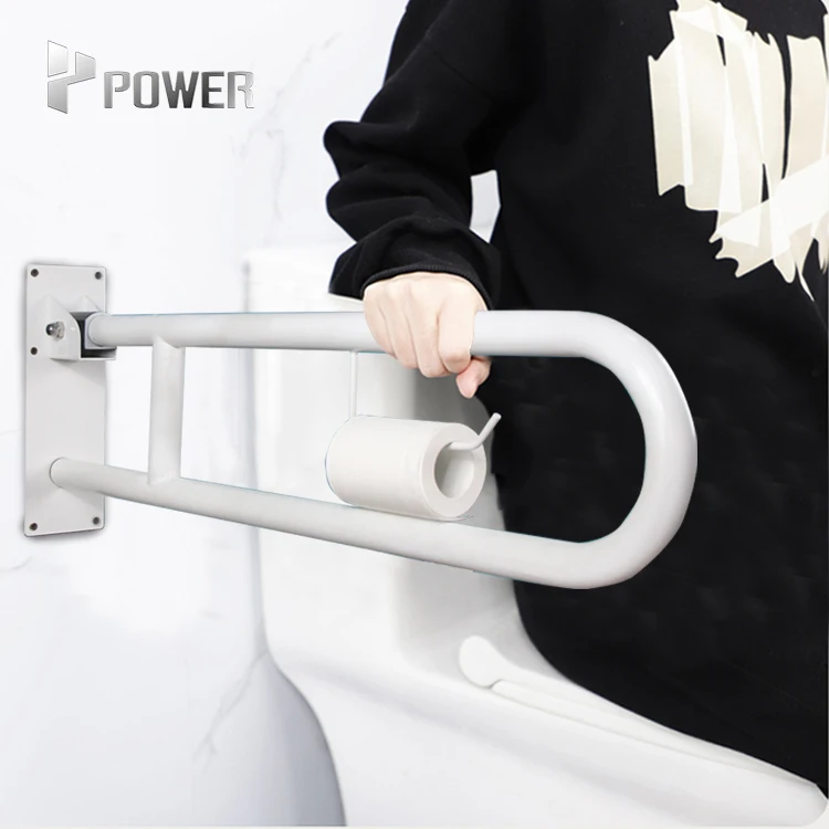 Ss304 Stainless Steel Handrail Wall Non-Slip Handle Toilet Handicap Elderly Safety Grab Bar