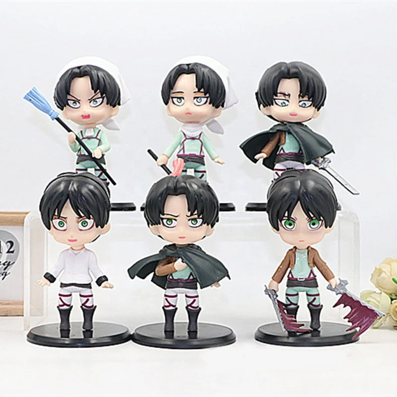 Набор фигурок Shingeki no Kyojin 6 шт.