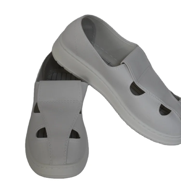 New Product Hot Selling Pu Shoes Leather Esd Anti Static White Shoes