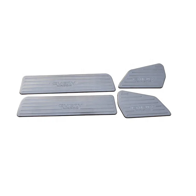 STAINLESS STEEL DOOR SILL SCUFF PLATE FOR SUZUKI EVERY WAGON VAN DA64 DA17 ACCESSORIES