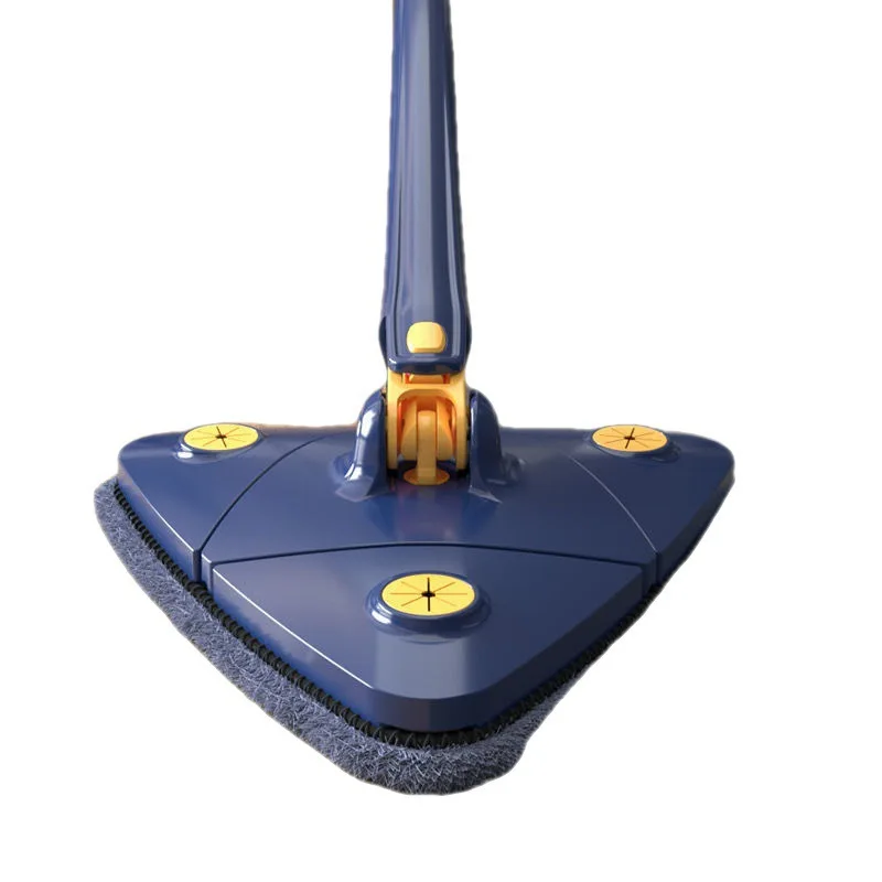 Factory Price Triangle Mop Cleaner Automatic Twist Water Wipe Wall Glass Household Mop with Handles Plastic Rotating