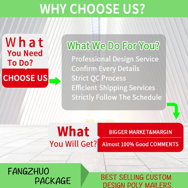 Custom logo waterproof mailers plastic shipping envelopes mailing bags with self adhesive tape