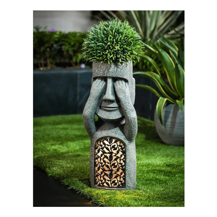 New Design Sculpture Resin Moai Stone Statue With Cheap Price