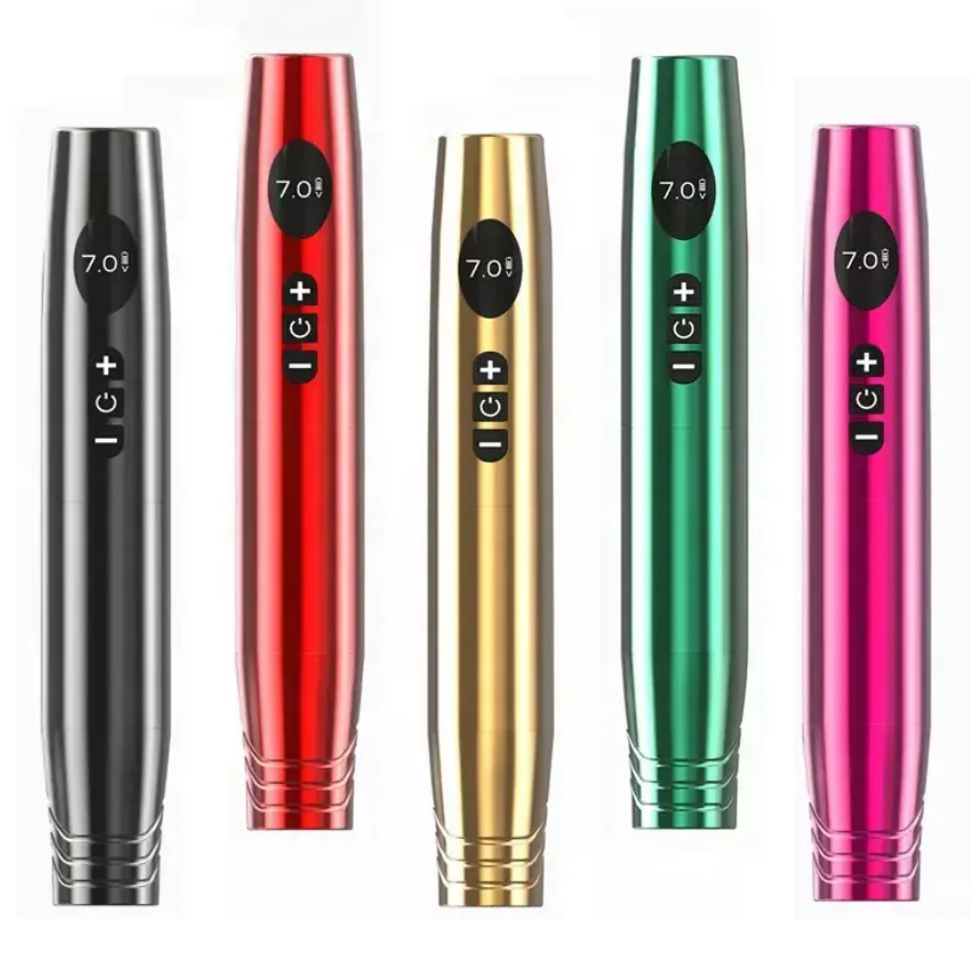 Амбиции профессиональная цифровая Перманентный макияж для удаления татуажа бровей беспроводная ручка нанесения тату машина подводка губ головы татуировки