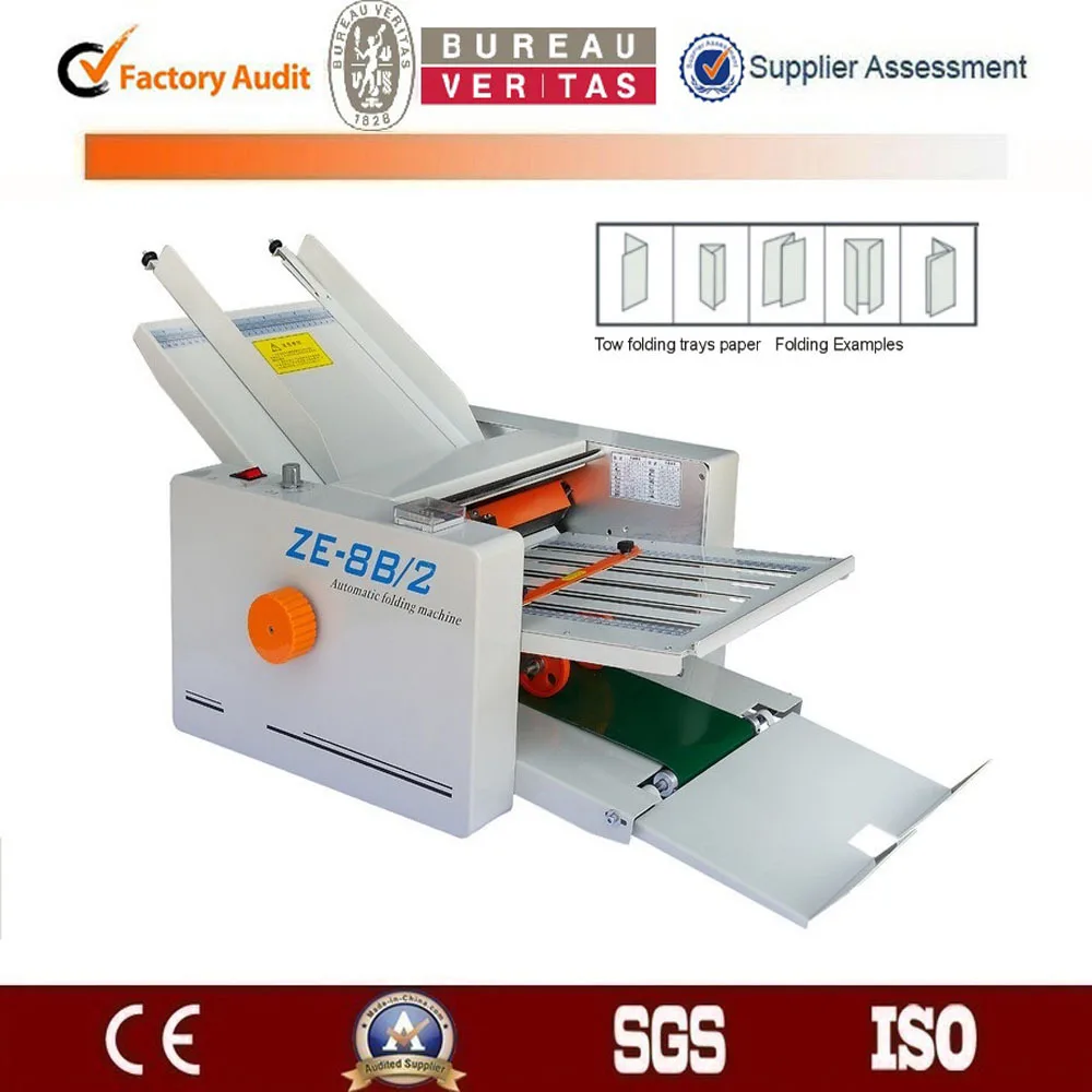 [JT-ZE-8B/2]CE Certificate Brochure Paper Folder Machine Automatic Booklet Envelope Paper Folding Machine