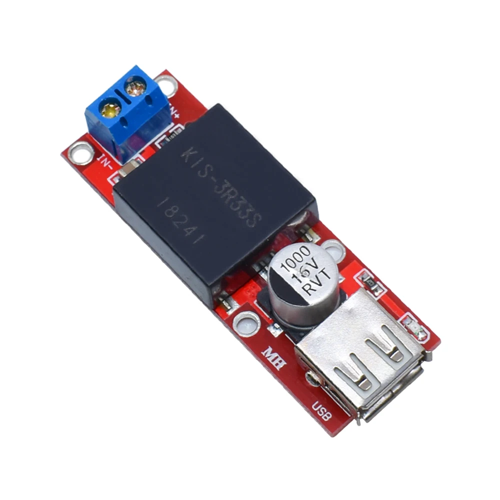5V USB Converter Output DC 7V-24V To 5V 3A Step-Down Buck KIS3R33S Module KIS-3R33S