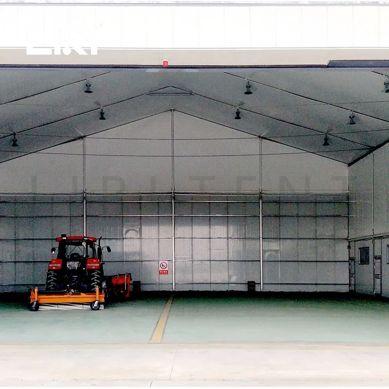 2024 Prefabricated Snow Resistant Aircraft Industrial Hangar Shelter Tents from Liri