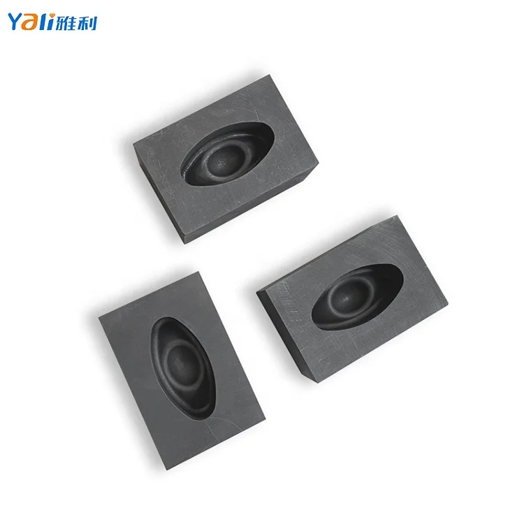 Factory price High Pure Graphite Crucible Size Custom Graphite Molds with Heart Style Star Style Cross Style