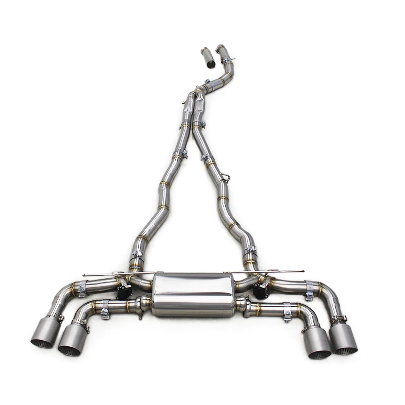 OEM Catback Exhaust For BMW 540/540i G30/G38 3.0T B58 2018-2023 Stainless Steel Exhaust Catback Muffler Valve